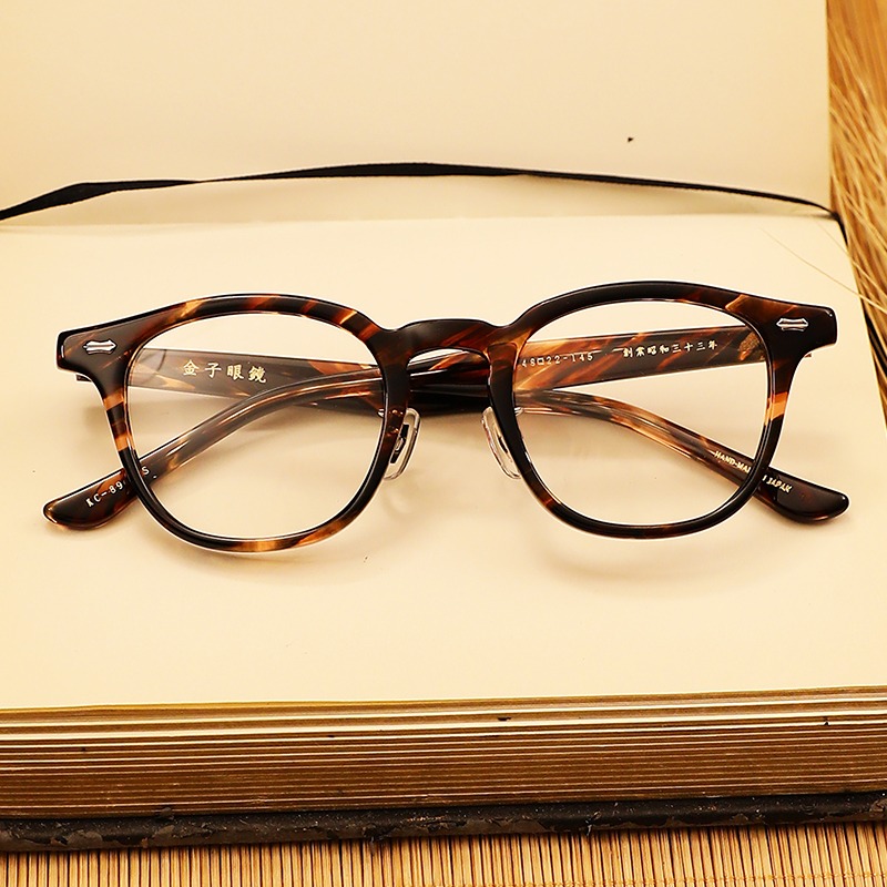 金子眼鏡KC89 RDS 賽璐珞Celluloid, SIZE: 48-22-144, 男裝, 手錶及配件, 眼鏡- Carousell