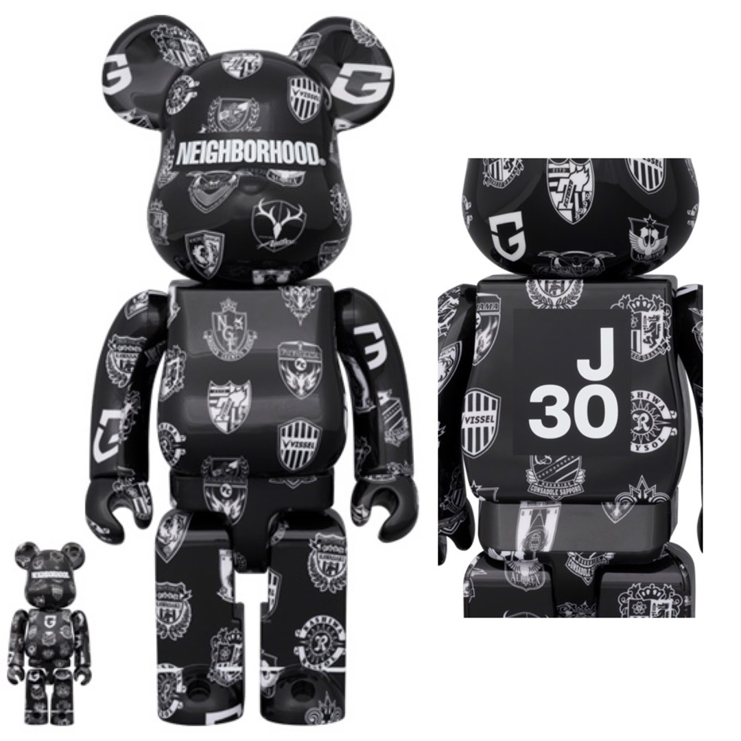 ✨預訂✨巜MEDICOM TOY BE@RBRICK NEIGHBORHOOD(R) × J.LEAGUE 30th 