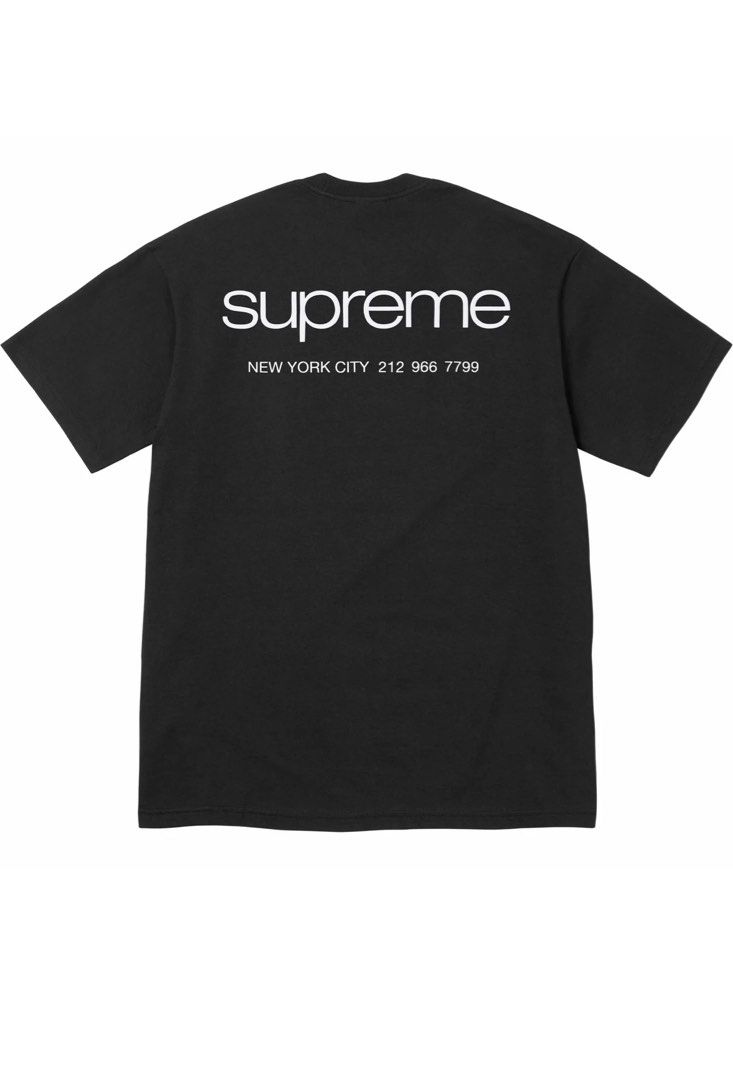 美國代購] Supreme NYC Tee, 男裝, 上身及套裝, T-shirt、恤衫、有領衫