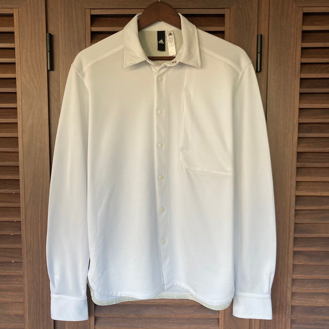 Adidas button 2024 up shirt
