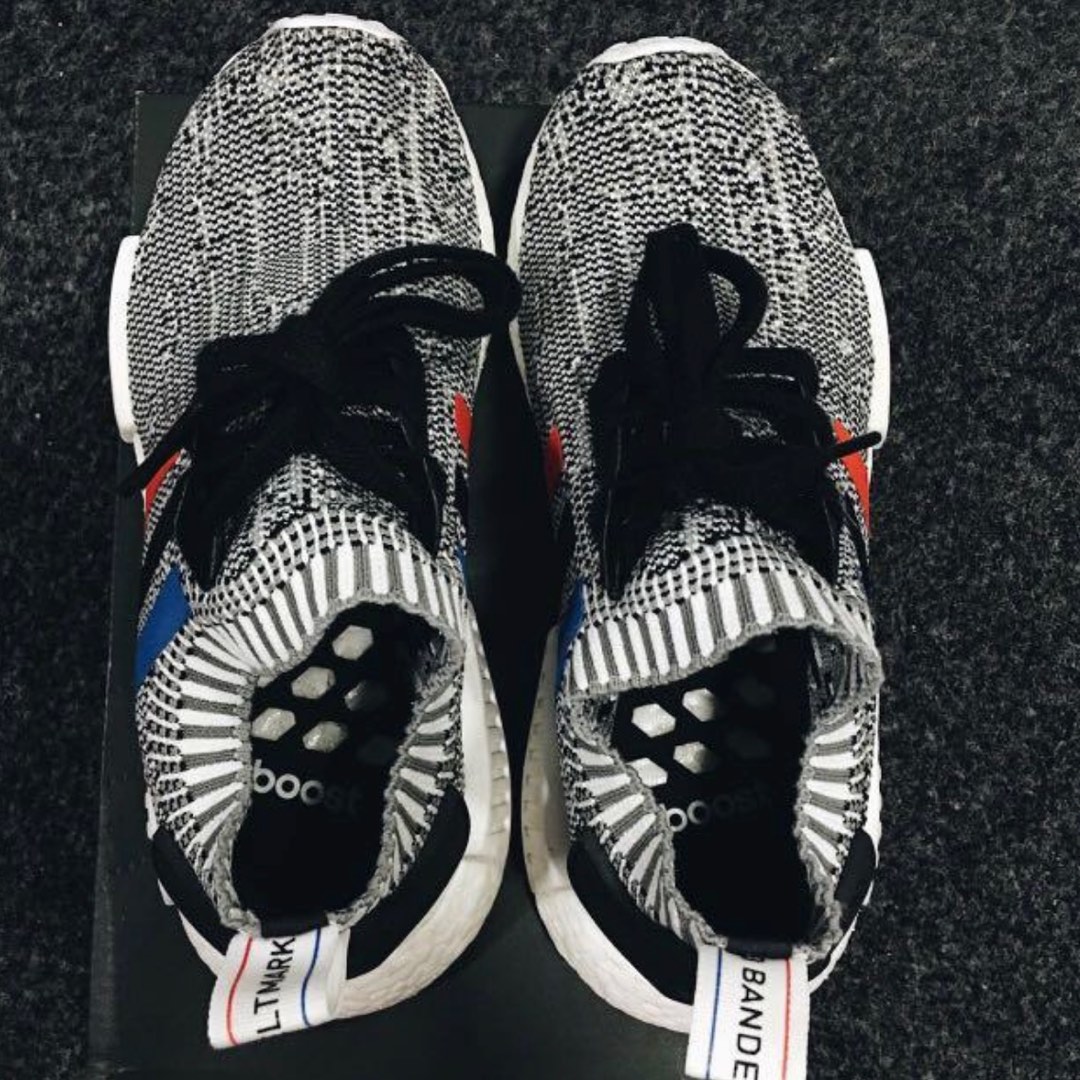 Adidas nmd R1 PK Tri Colour Grey Primeknit, Women's Fashion, Footwear,  Sneakers on Carousell
