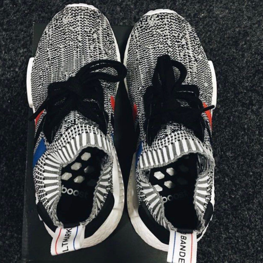 Adidas nmd r1 on sale primeknit womens grey