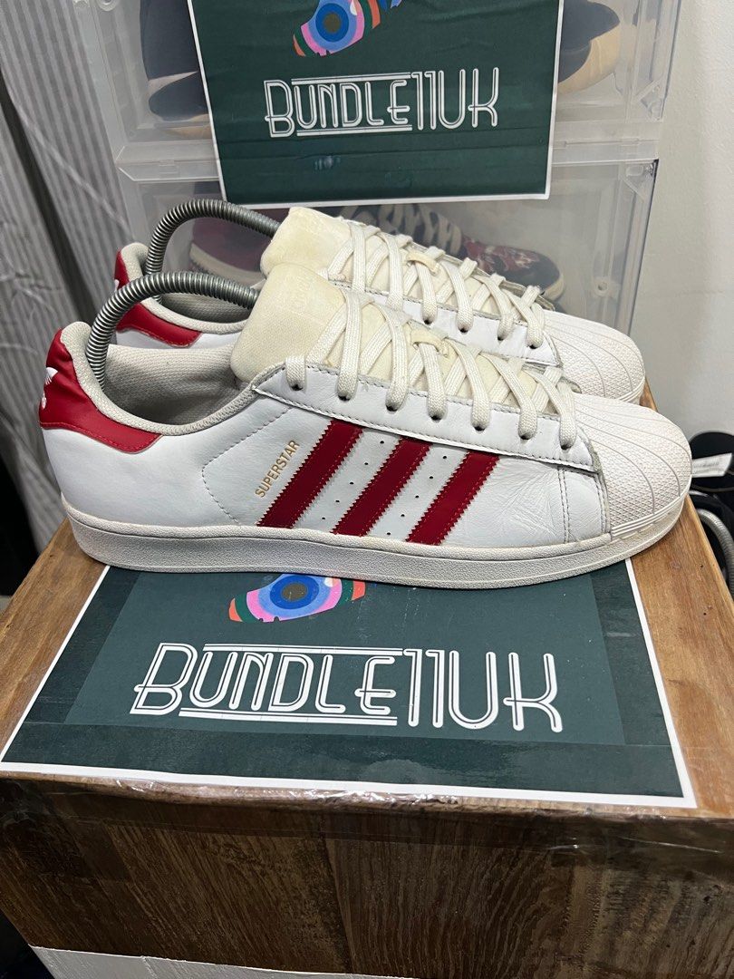 Adidas Superstar Foundation Scarlet Red Originals 11.5UK Men s
