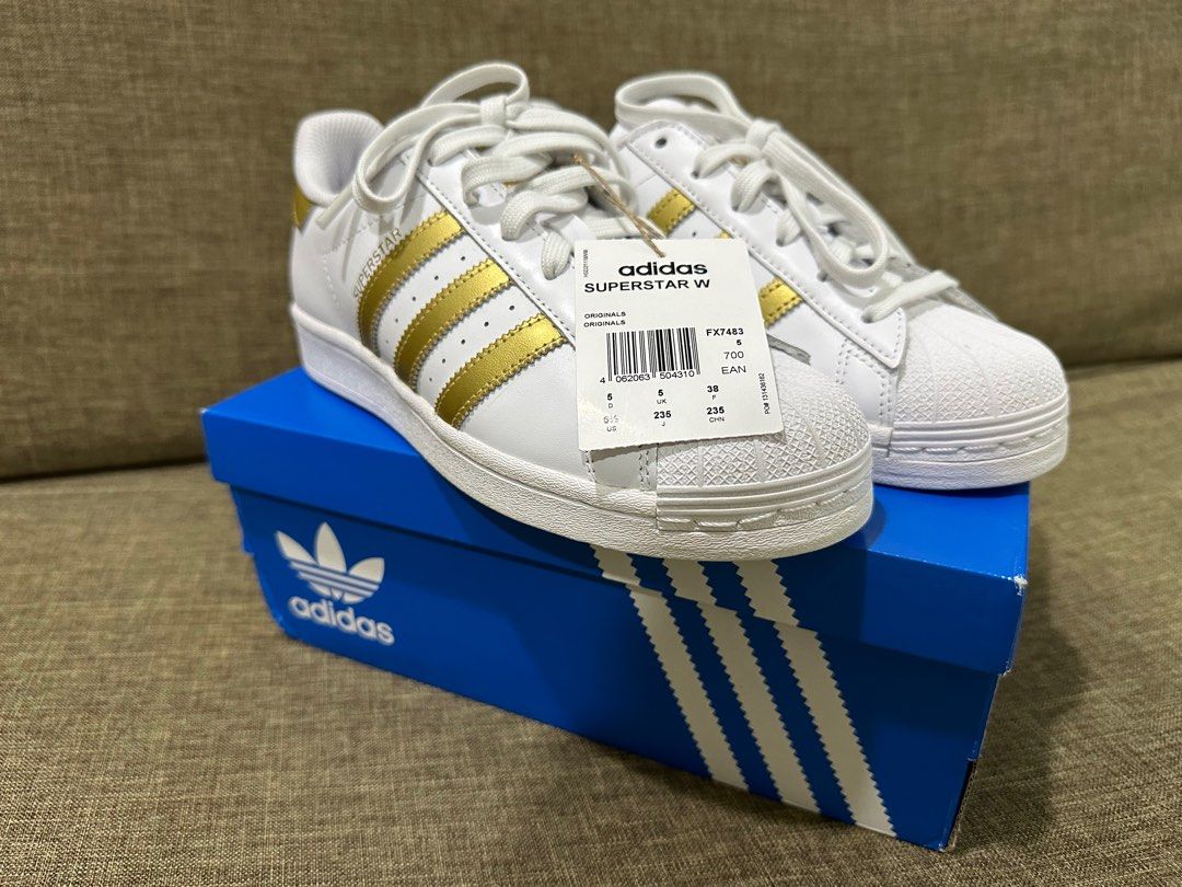 Adidas superstar new arrivals gold 38