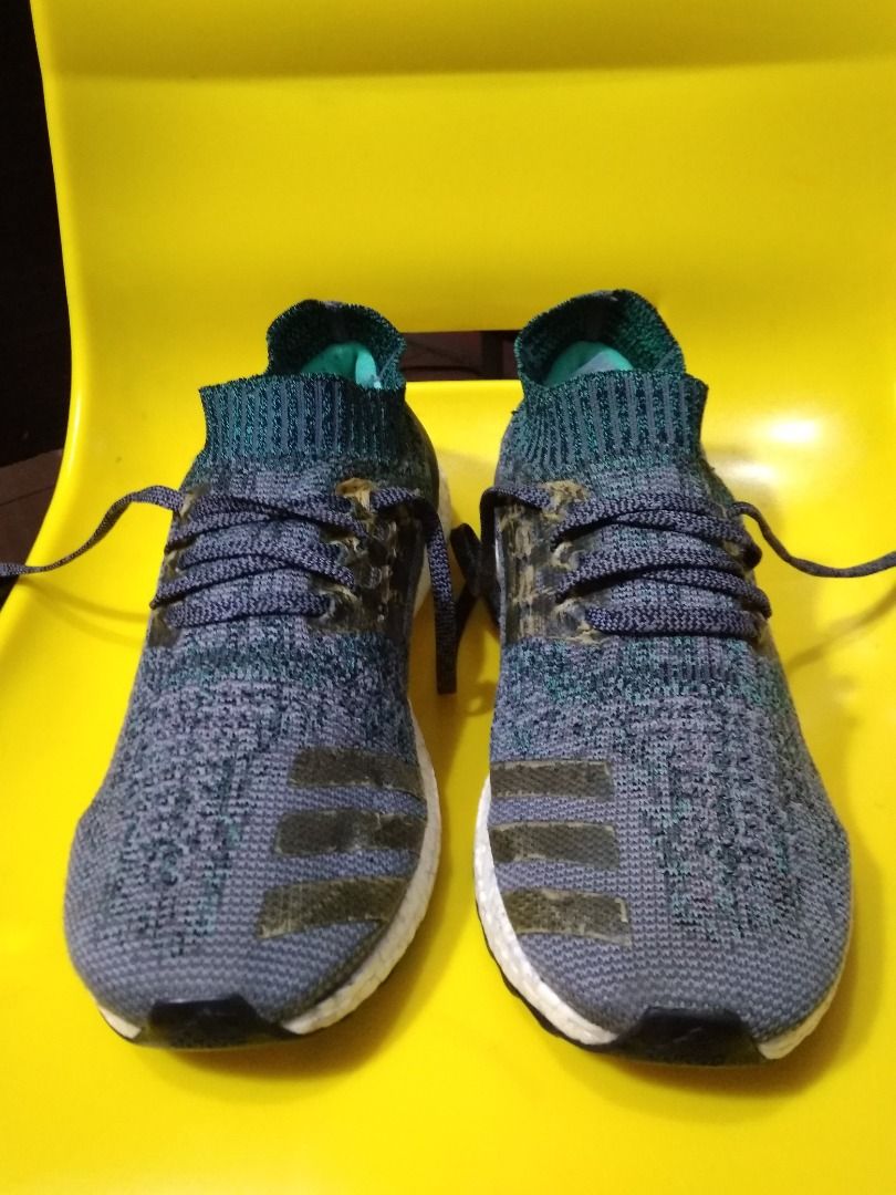 Ultra boost uncaged grey green sale