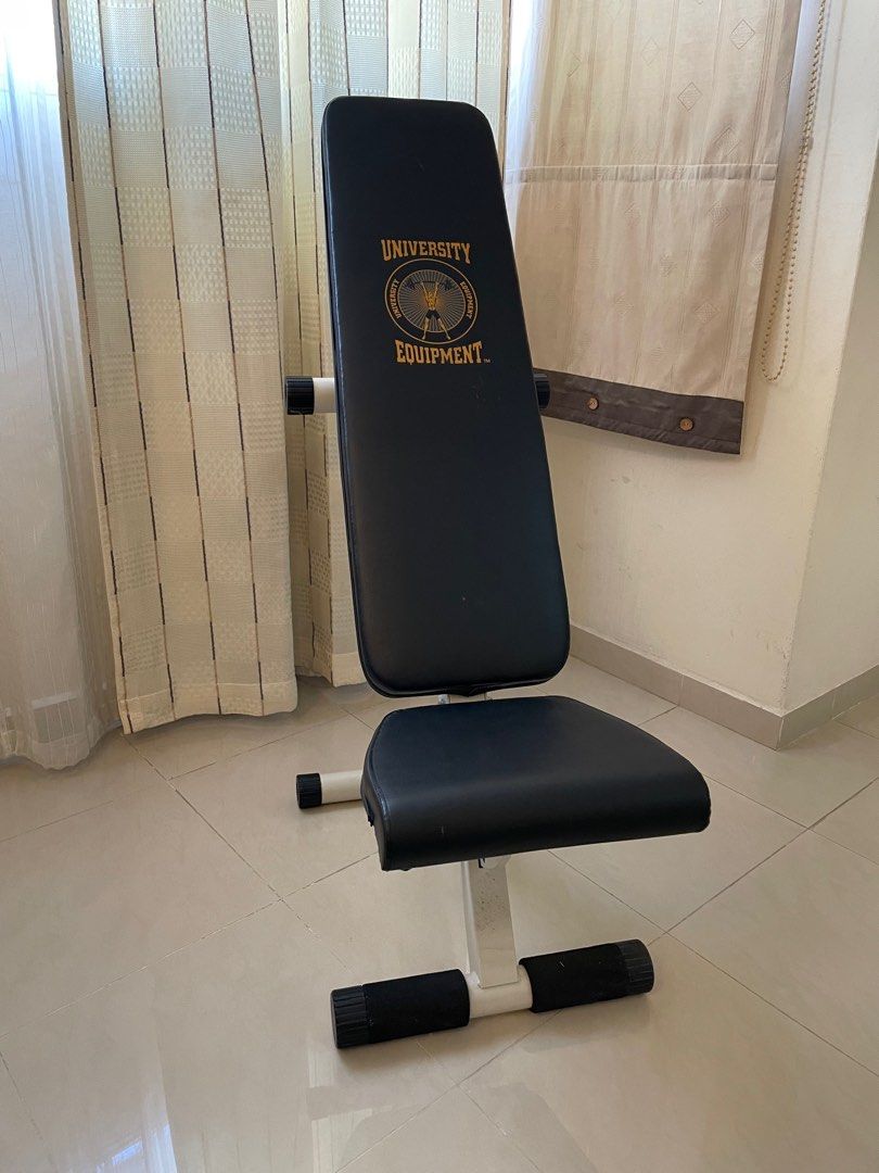 University equipment on sale weight bench