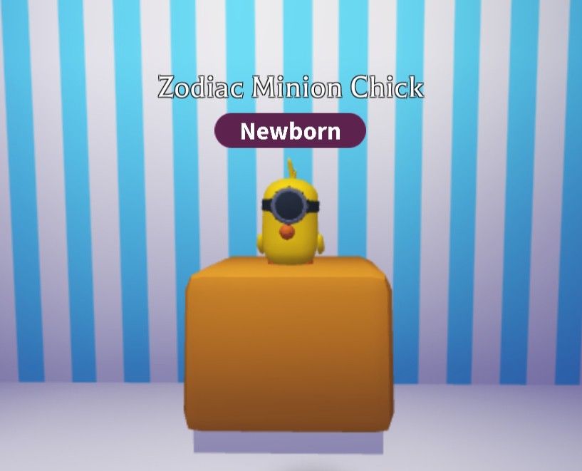 Adopt Me Zodiac Minion Chick, Video Gaming, Video Games, Others on