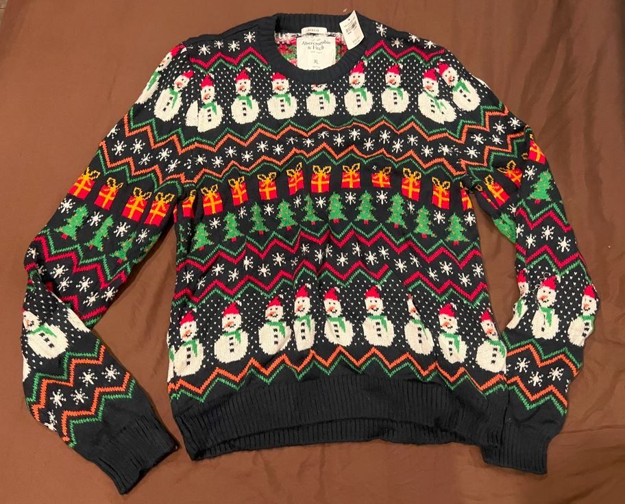 Christmas sweater shop abercrombie