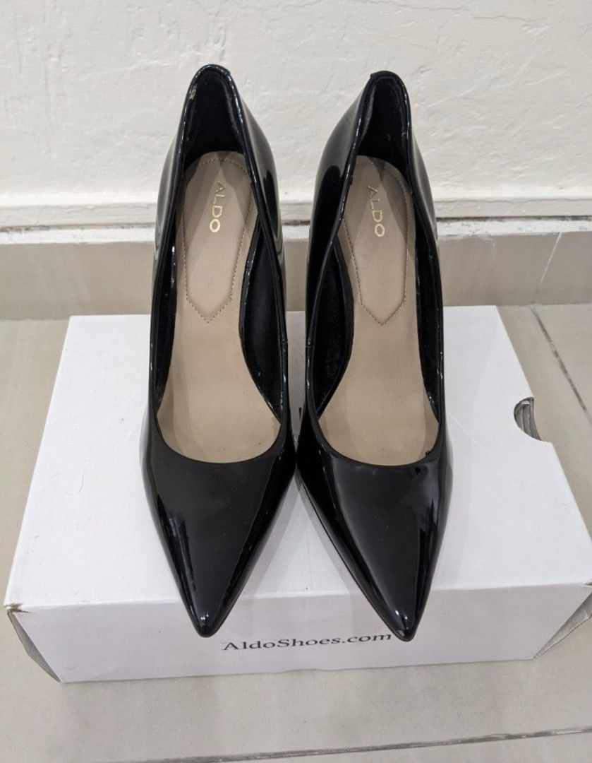 Aldo Black Heels Women s Fashion Footwear Heels on Carousell