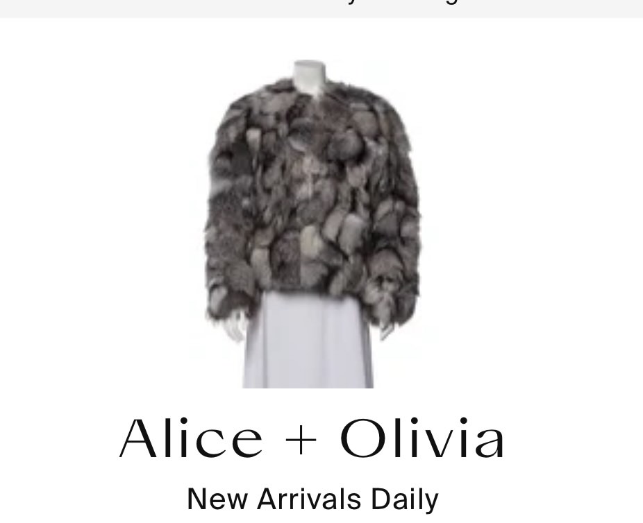 Alice and clearance olivia fur sweater