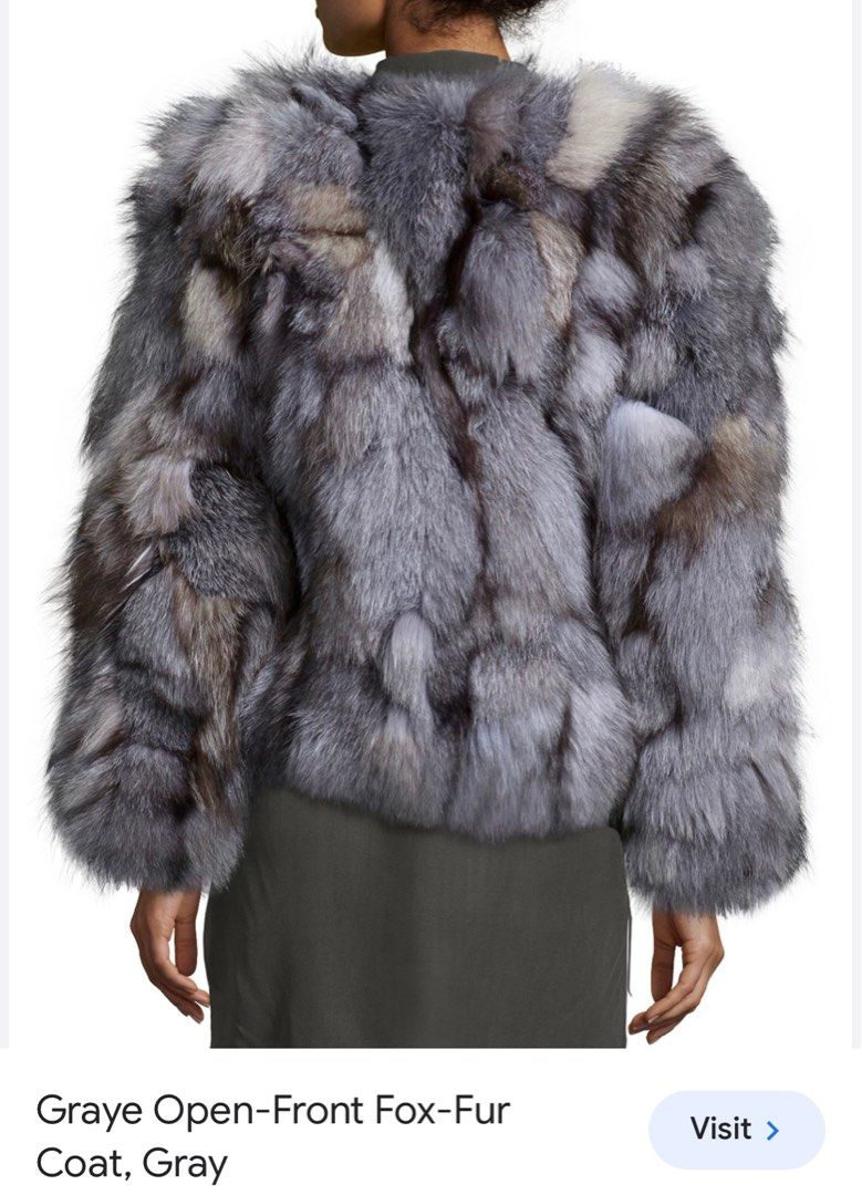 Alice olivia hotsell fur coat