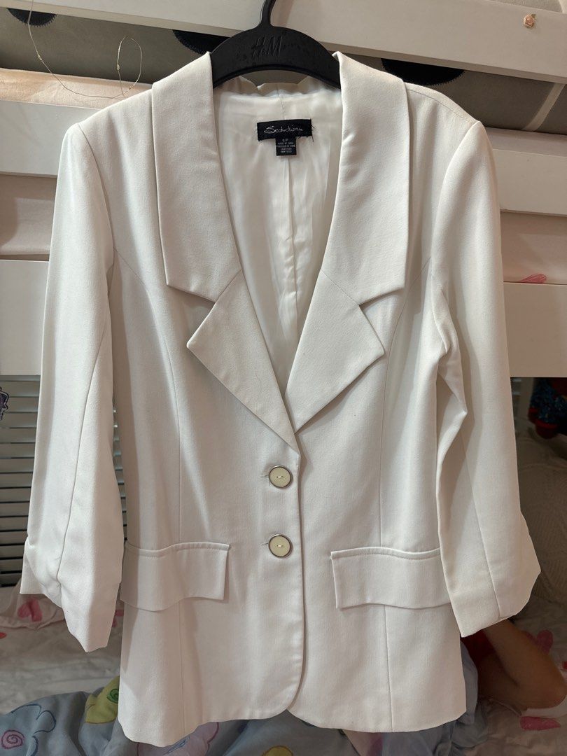 Almost new Branded White Blazer S size