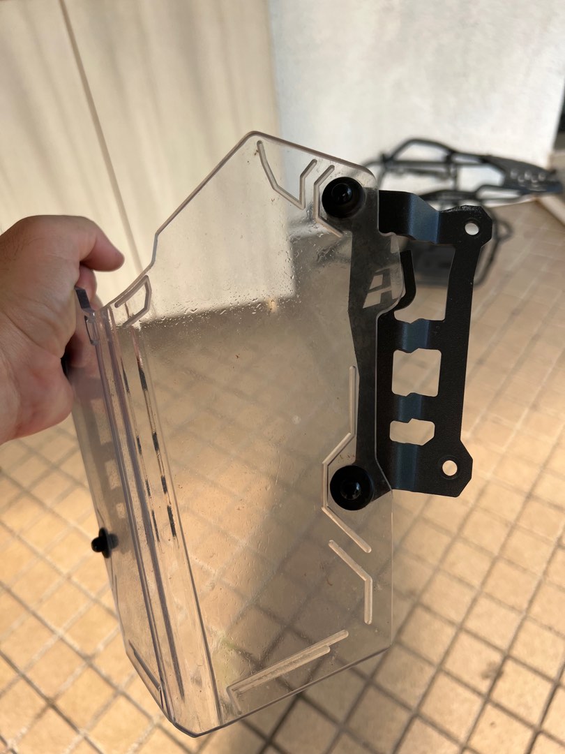 Altrider Clear headlight guard for Tenere 700, Motorcycles, Motorcycle Accessories on Carousell