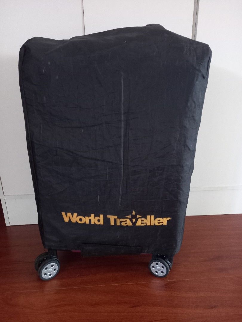 World Traveller 55 Spinner cabin sized (Category: Luggage) located in Quezon City. Submitted by maidenveil613 (Listing ID 1272727922, Image 3). Description: lightweight cabin sized 360 spinner wheels originally smoke grey but I repainted it to metallic purple (why? it was pandemic i had to release some grief for cancelled flights and being stuck at home) zipper and lock 10/10 wheels 9/10 handle 10/10 body 8/10 (7.5 if you judge my painting skills