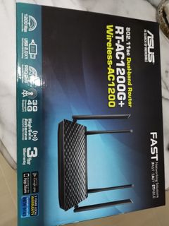 ASUS RT-AX3000P Dual Band WiFi 6 Router & Huawei Echolife HG8240 Modem ...