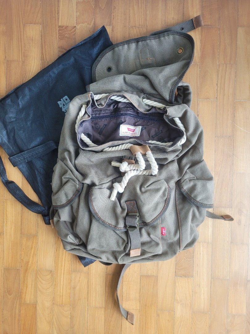 Augur Canvas Backpack Men s Fashion Bags Backpacks on Carousell