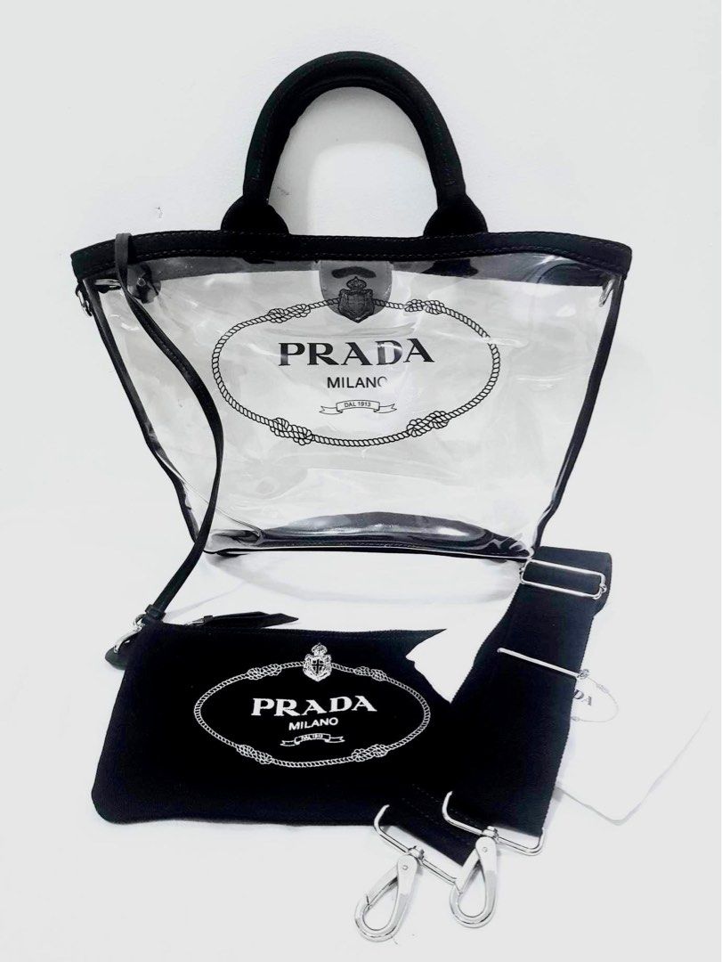 Prada hotsell plexiglass bag