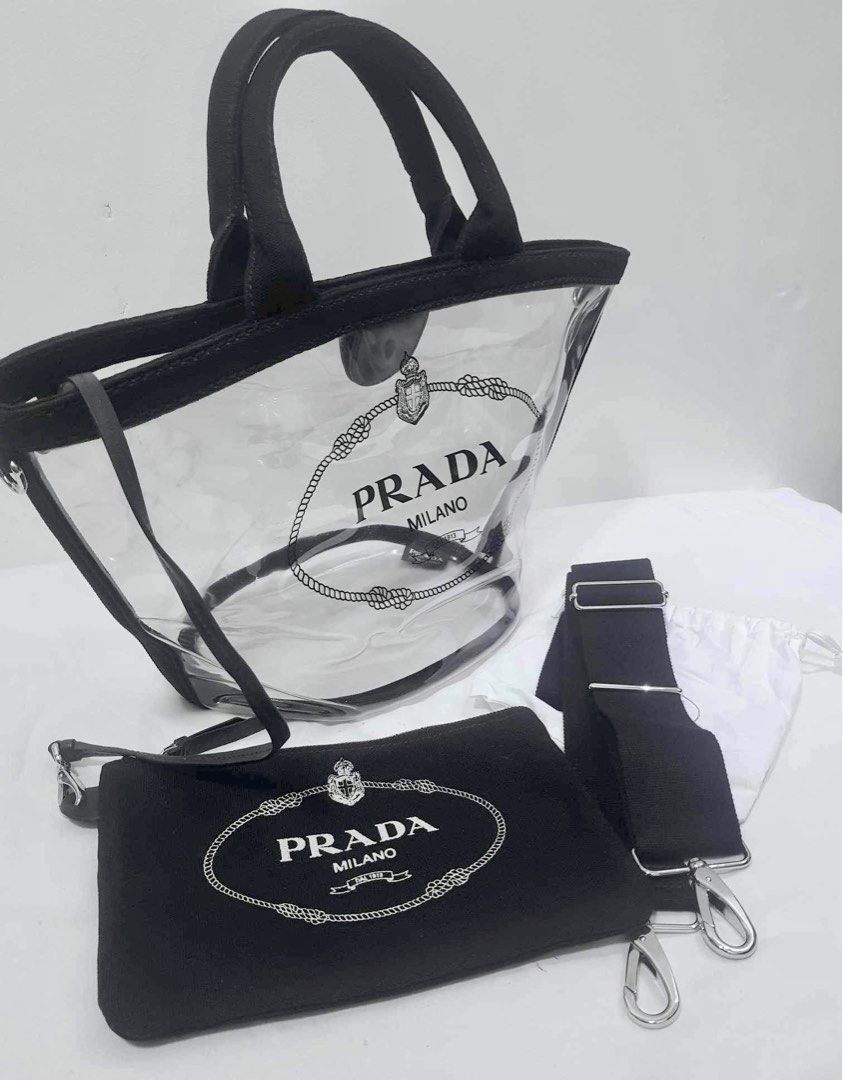 Prada plexiglass 2025 bag