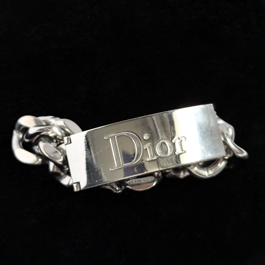 Christian dior silver bracelet new arrivals