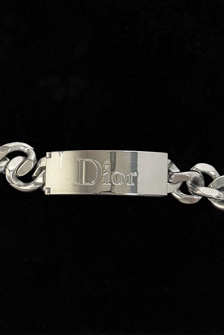 Authentic Vintage Christian Dior Gourmette Lip Gloss Logo ID Curb