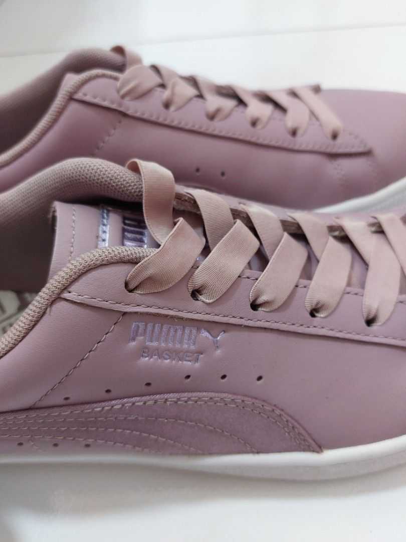 BN Puma Basket Bow Satin Lilac shoes sneakers Women s Fashion