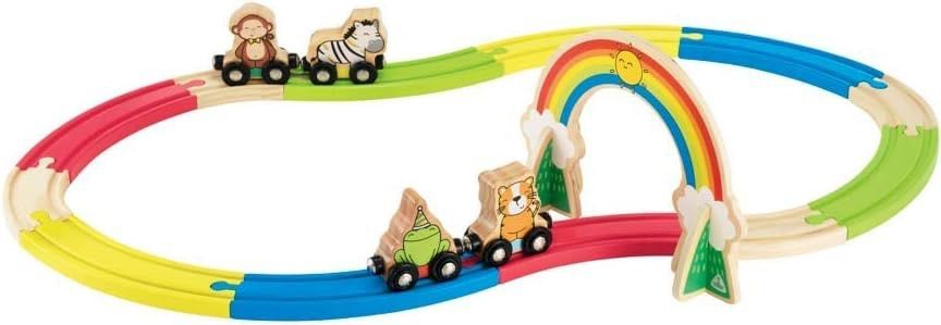 Elc wooden train set clearance