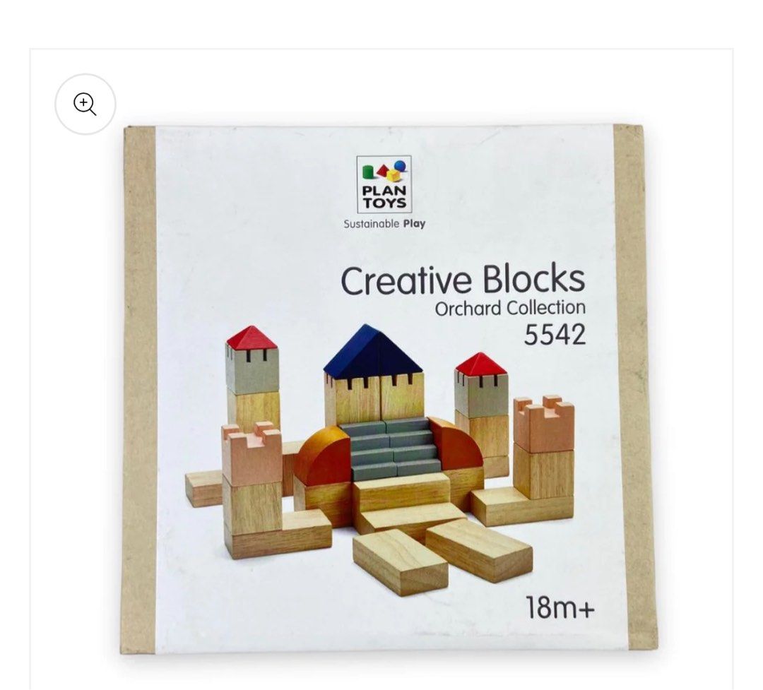 Plan toys creative hotsell blocks
