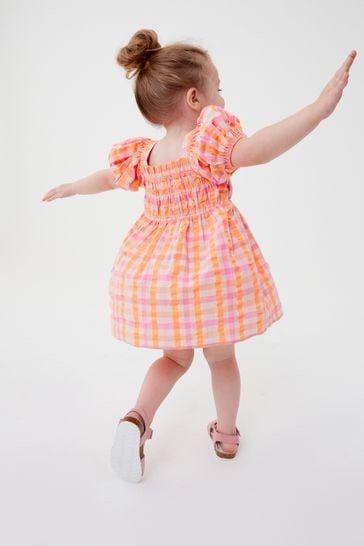 Next cheap checked dress