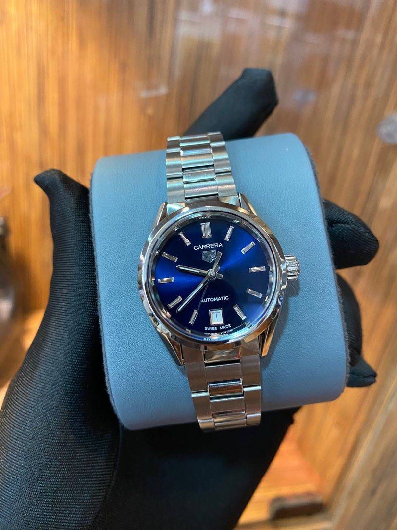 Tag heuer carrera lady blue hot sale