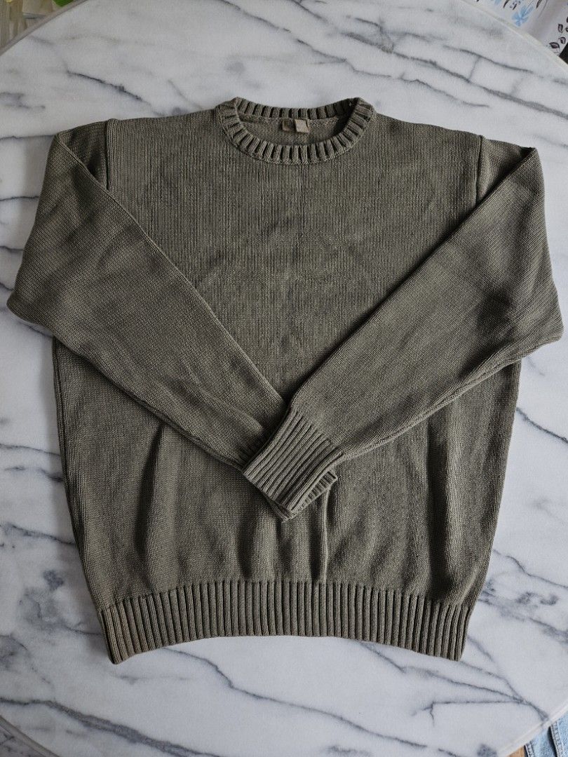 Brandy Melville John Galt olive brianna sweater, Women's Fashion