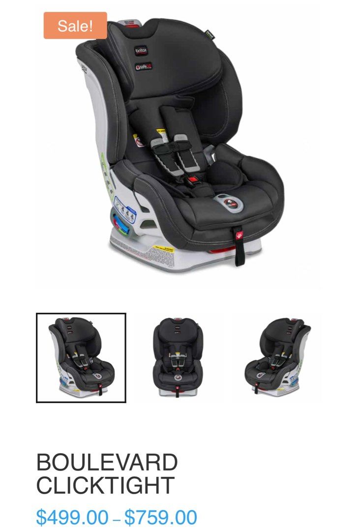 Britax Boulevard Clicktight Car Seat Babies Kids Going Out Car Seats on Carousell