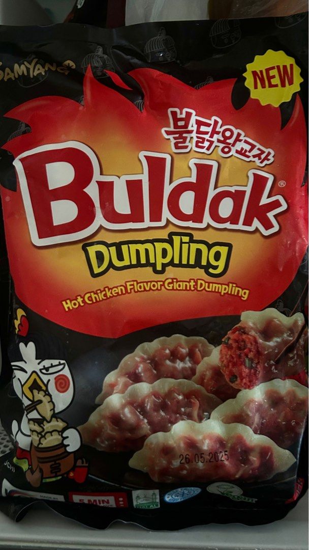 BULDAK Dumplings (Halal), Food & Drinks, Chilled & Frozen Food on Carousell