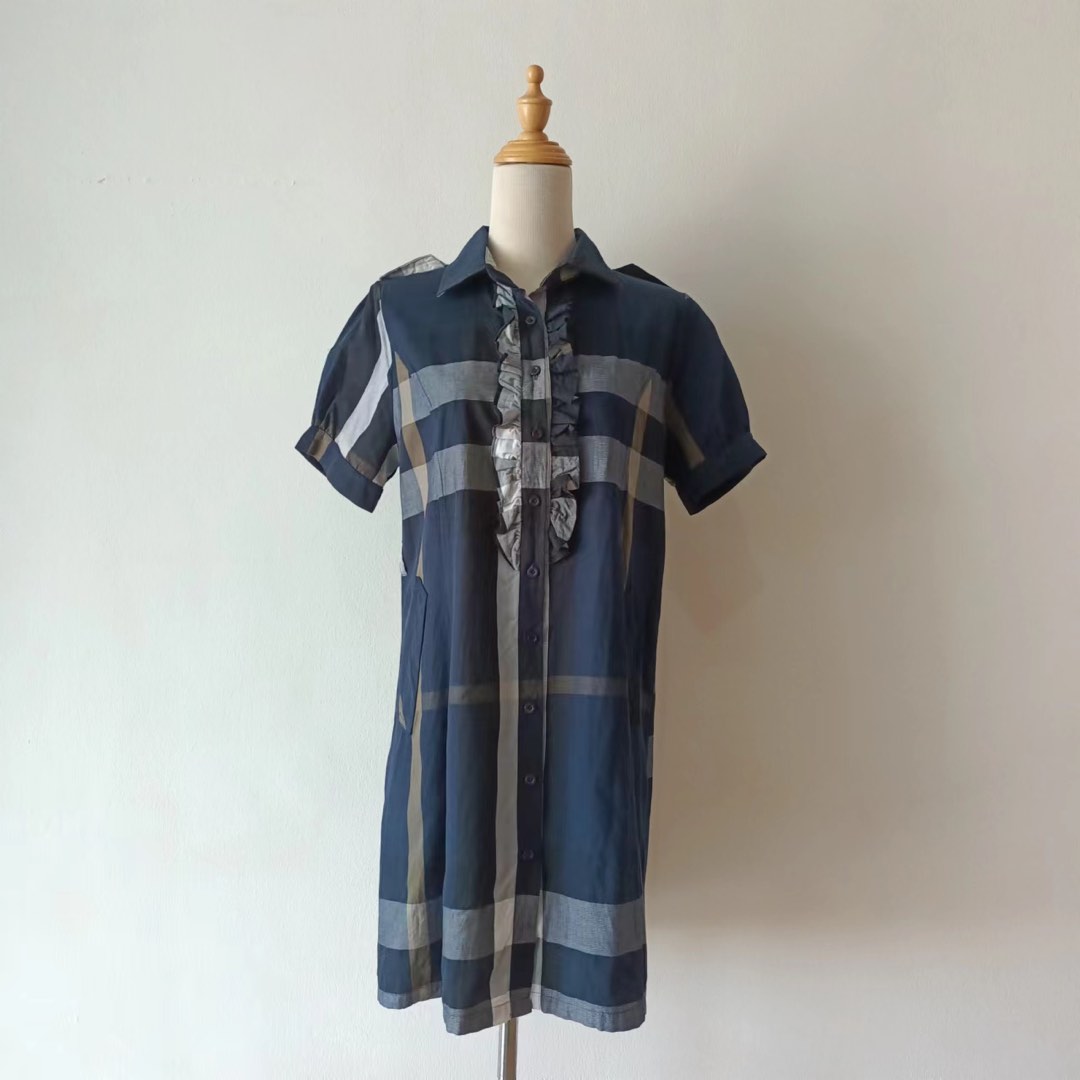 Burberry inspired shop plaid dress