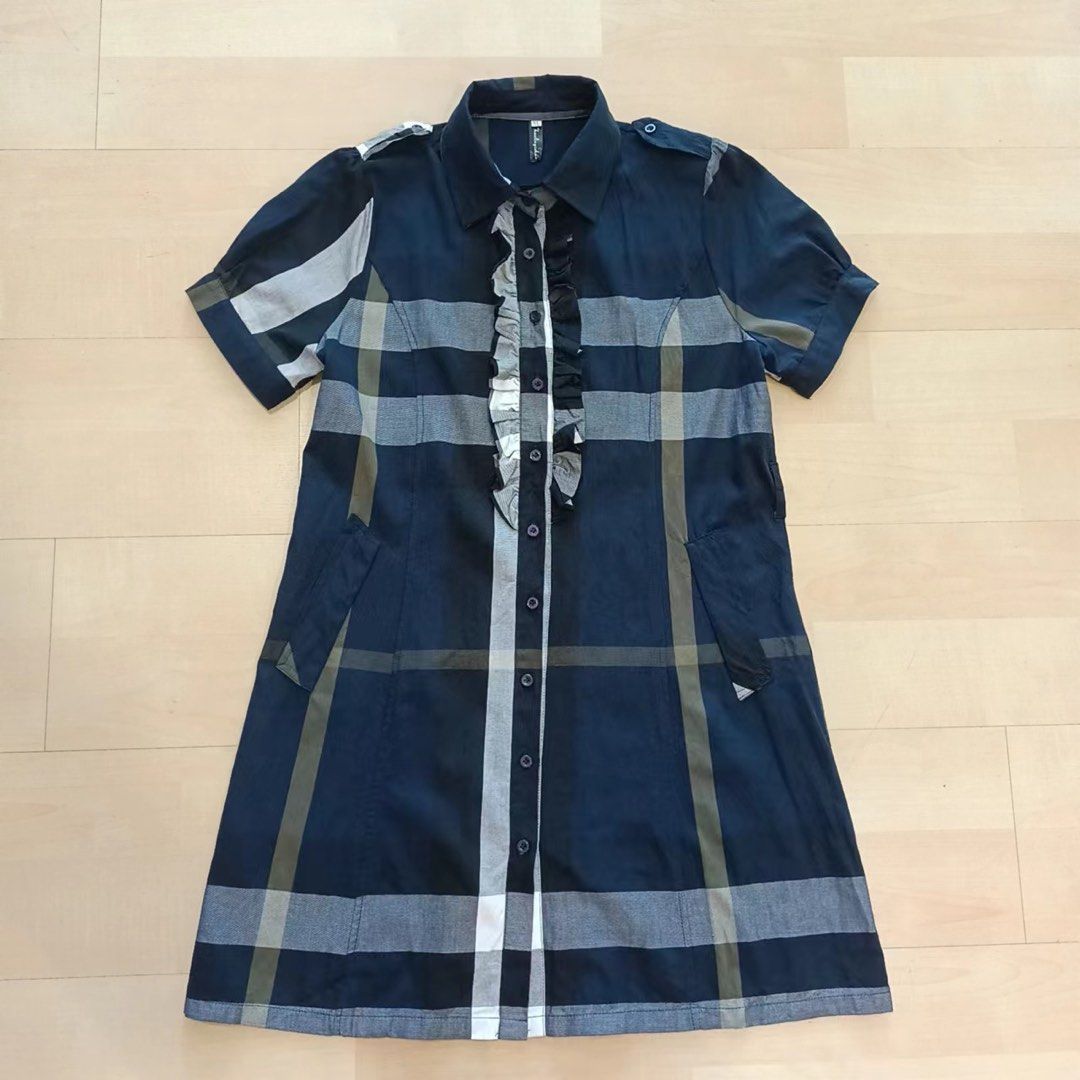 Burberry inspired shop plaid dress