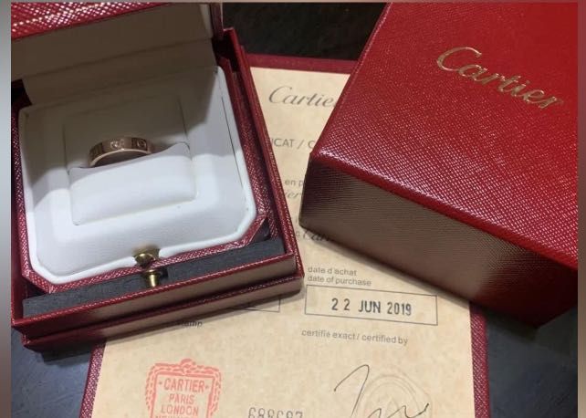 Cartier ring size 52 best sale