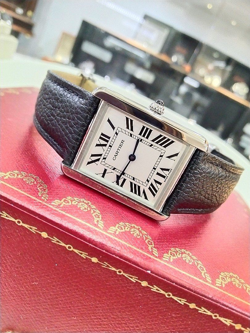 Cartier tank hotsell solo silver