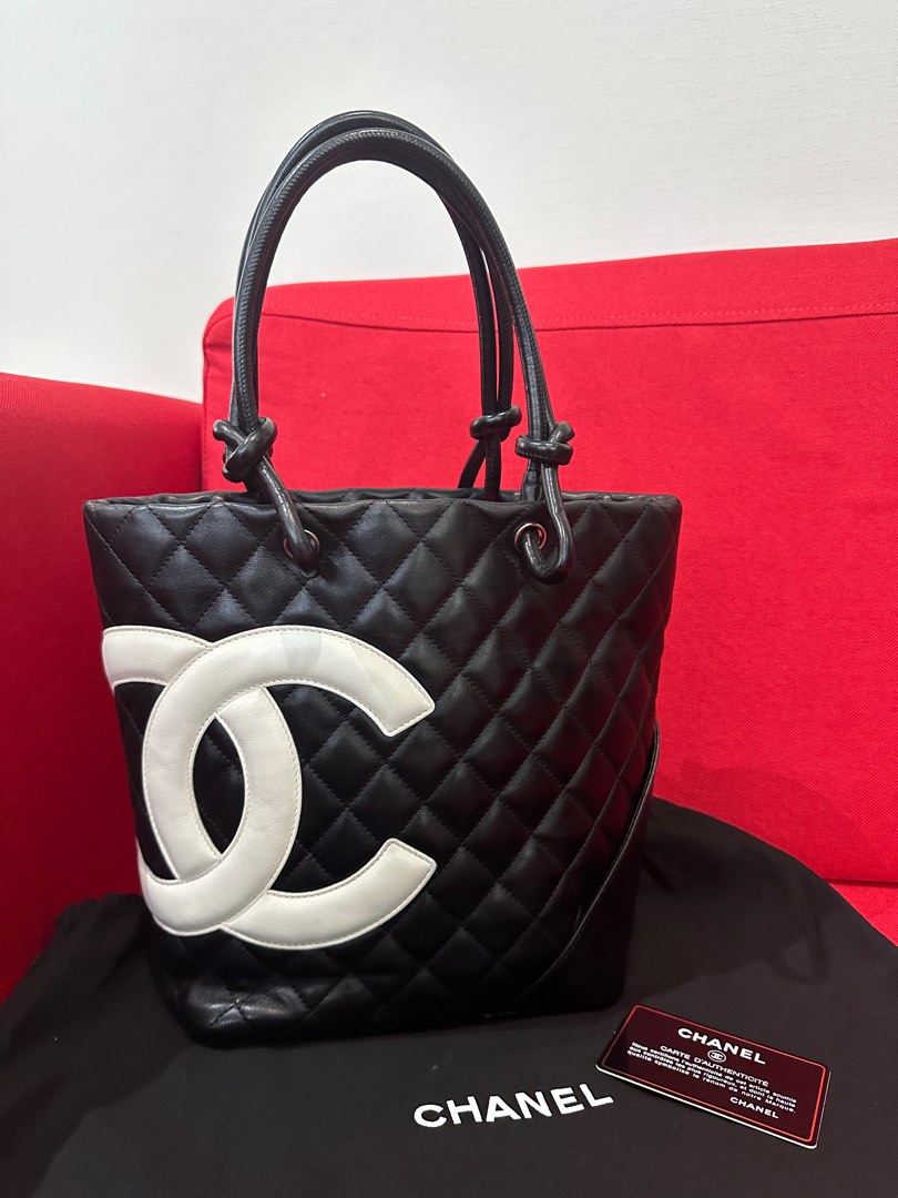 Chanel cambon sales tote medium