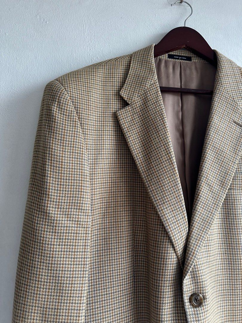 CHAPS HOUNDSTOOTH BLAZER Men s Men s Fashion Coats Jackets