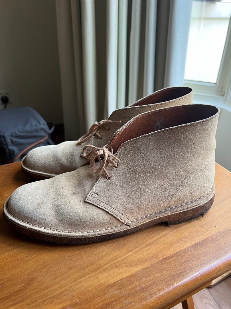 Clarks desert boots taupe hotsell