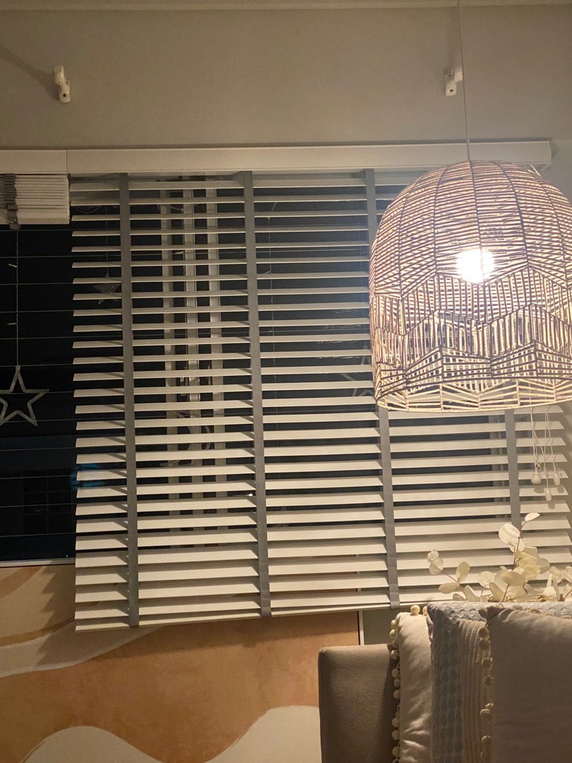 Clasenex 3 Panel Blinds, Furniture & Home Living, Home Decor, Curtains ...