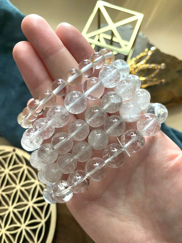 Clear Quartz Crystal Stone Bracelet for Accessories Fashion Love