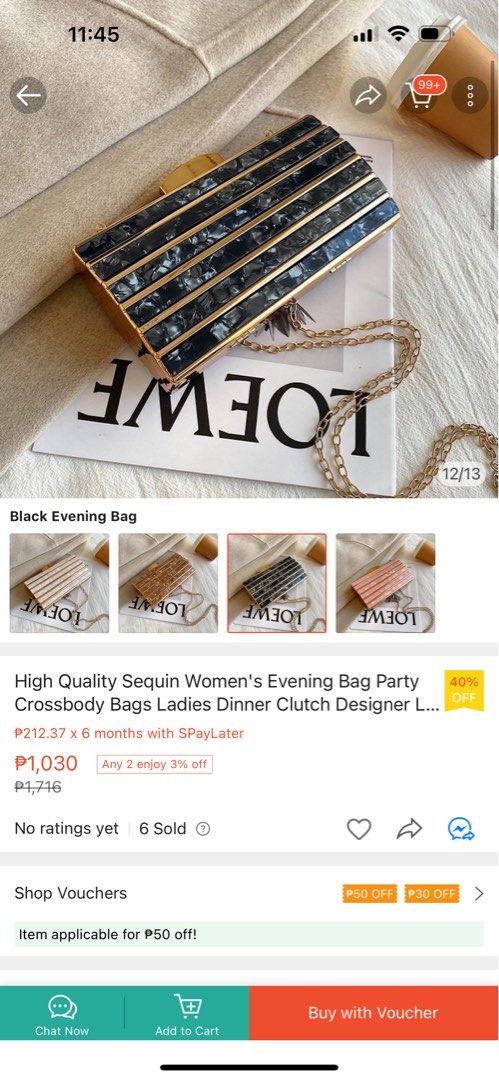 Clutch bag (Category: Luxury Bags & Wallets) located in Quezon City. Submitted by lrshoppe (Listing ID 1272866520, Image 1). Description: .