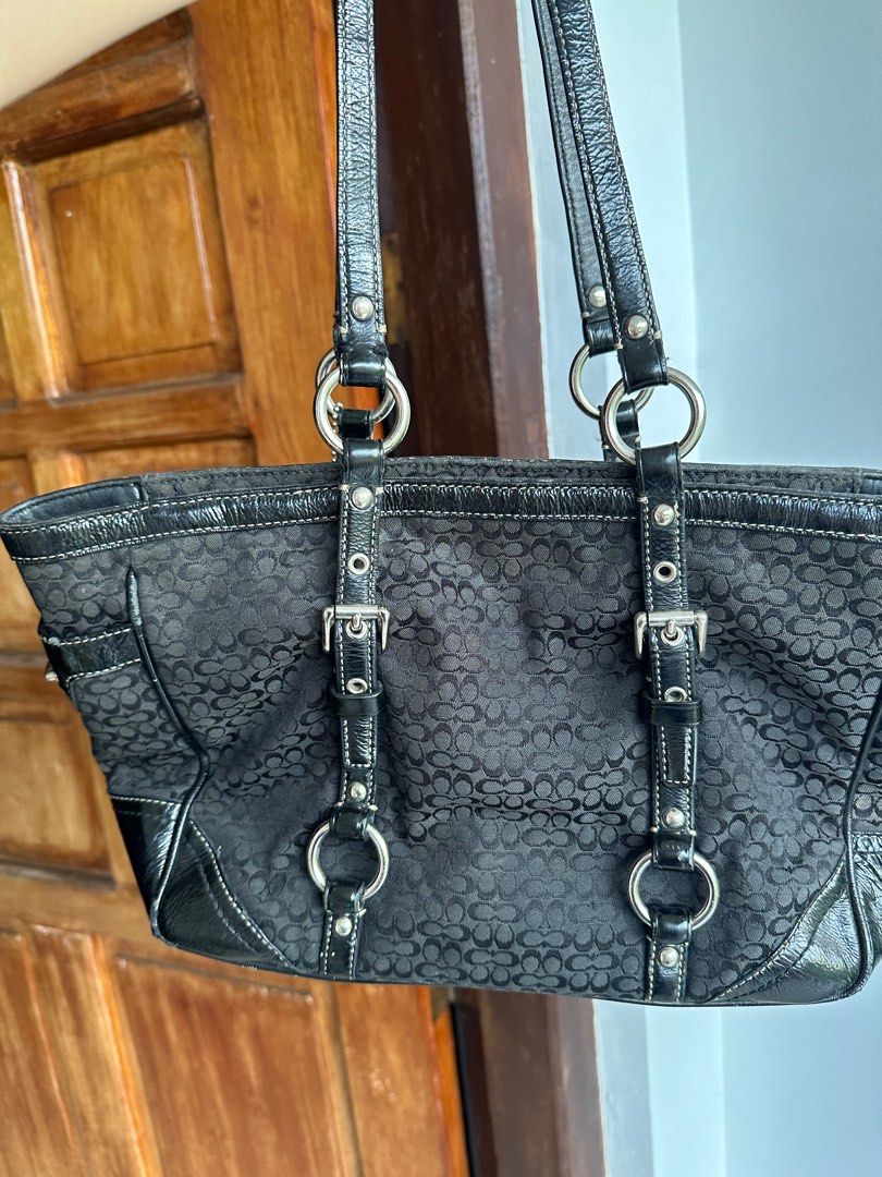 Coach long strap shoulder bag, Luxury, Bags & Wallets on Carousell