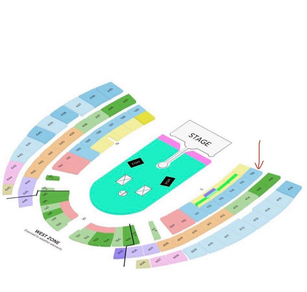 Cold play concert ticket 30 jan, Tickets & Vouchers, Event Tickets on ...