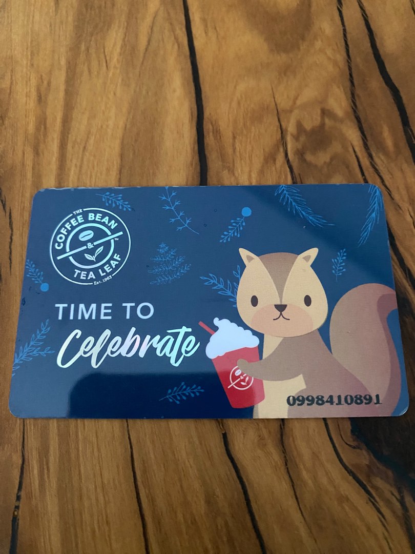 Collectible Coffee Bean & Tea Leaf Gift Card Without Stored Value