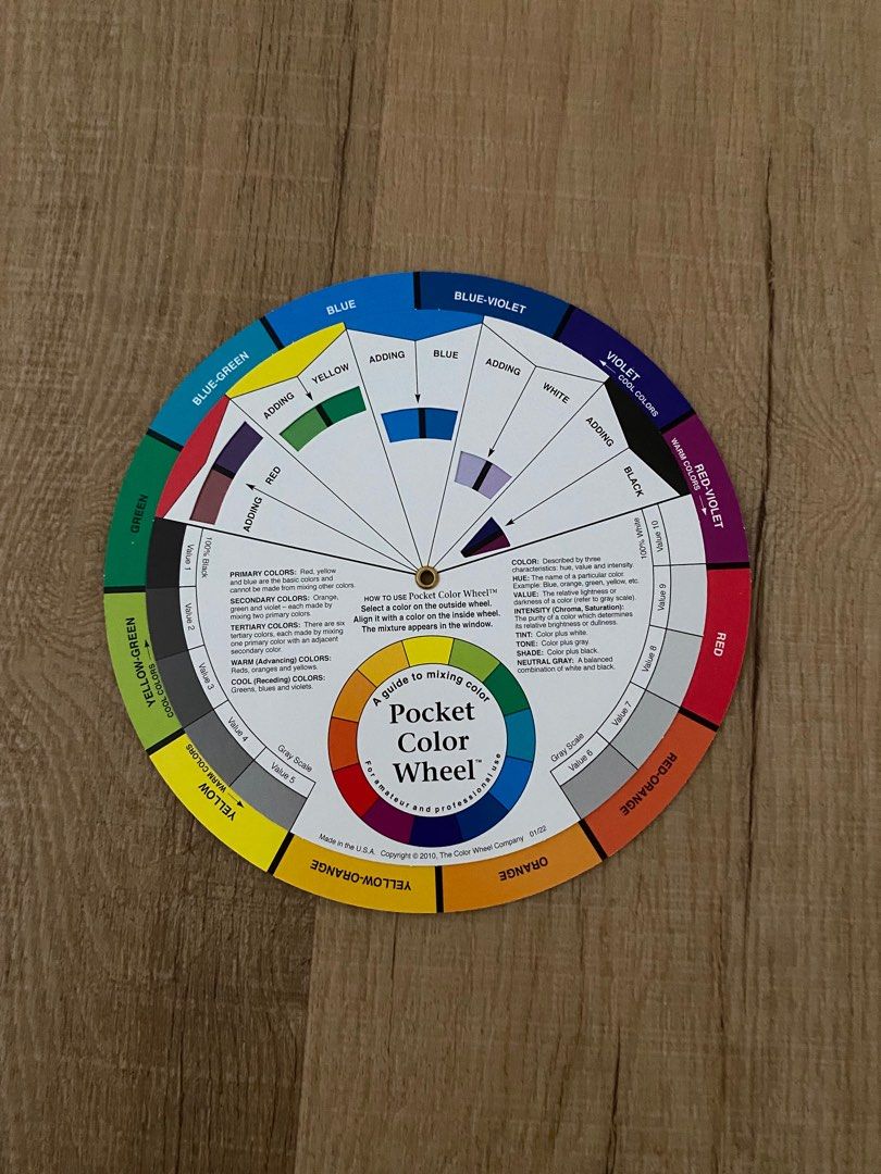 Colour wheel, Hobbies & Toys, Stationery & Craft, Craft Supplies & Tools on  Carousell