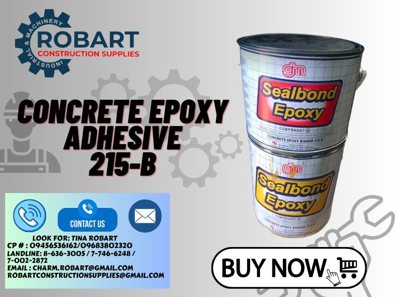 CONCRETE EPOXY ADHESIVE 215B, Commercial & Industrial, Construction