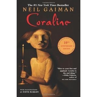Coraline by Neil Gaiman (brown)