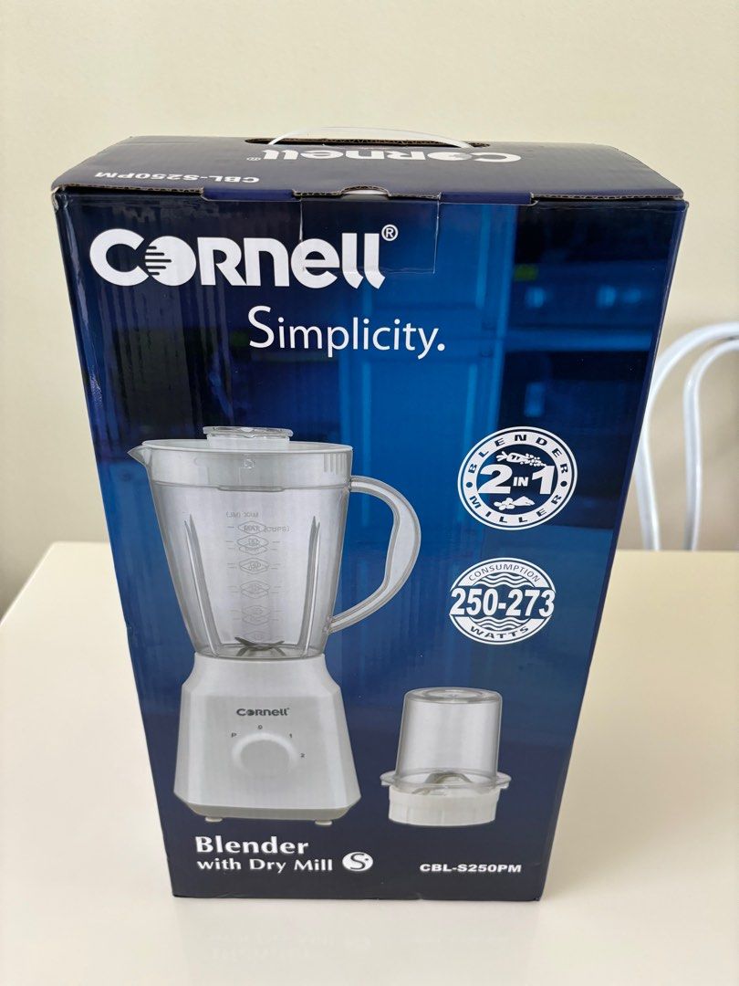 Cornell Blender with Miller 1.5L CBLS250PM, TV & Home Appliances
