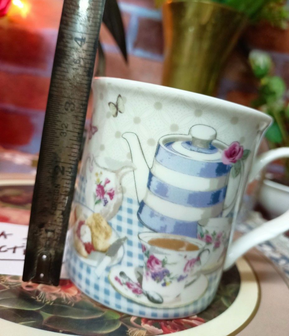 Country kitchen porcelain uk mug, Furniture & Home Living, Kitchenware ...